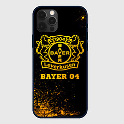 Чехол для iPhone 12 Pro Max Bayer 04 - gold gradient, цвет: 3D-черный