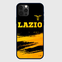 Чехол для iPhone 12 Pro Max Lazio - gold gradient посередине, цвет: 3D-черный