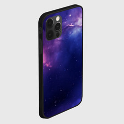 Чехол для iPhone 12 Pro Max Космическое яркое сияние, цвет: 3D-черный — фото 2