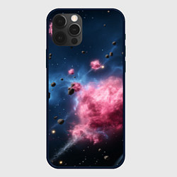 Чехол для iPhone 12 Pro Max Абстрактные вселенная космос, цвет: 3D-черный
