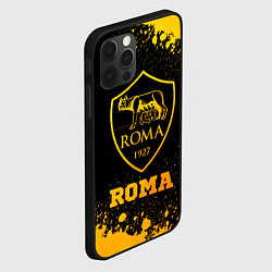 Чехол для iPhone 12 Pro Max Roma - gold gradient, цвет: 3D-черный — фото 2