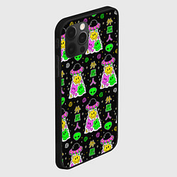 Чехол для iPhone 12 Pro Max Паттерн из НЛО, цвет: 3D-черный — фото 2