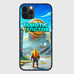 Чехол для iPhone 12 Pro Max Abiotic Factor атомный завод, цвет: 3D-черный