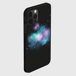 Чехол для iPhone 12 Pro Max Космическая туманность - облачко, цвет: 3D-черный — фото 2