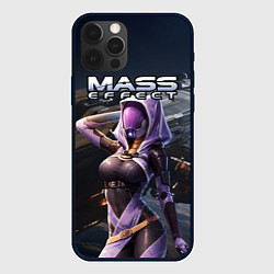 Чехол iPhone 12 Pro Max Mass Effect ТалиЗора и космический корабль