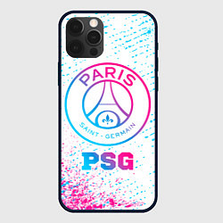 Чехол для iPhone 12 Pro Max PSG neon gradient style, цвет: 3D-черный