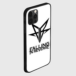 Чехол для iPhone 12 Pro Max Falling in Reverse band logo, цвет: 3D-черный — фото 2