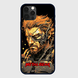 Чехол для iPhone 12 Pro Max Веном Снейк Metal gear game, цвет: 3D-черный