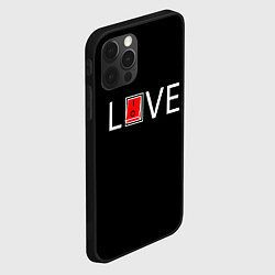 Чехол для iPhone 12 Pro Max Любовь - всё включено, цвет: 3D-черный — фото 2