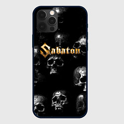 Чехол iPhone 12 Pro Max Sabaton - logo rock group