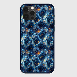 Чехол для iPhone 12 Pro Max Лесной волк, цвет: 3D-черный