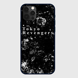 Чехол для iPhone 12 Pro Max Tokyo Revengers black ice, цвет: 3D-черный