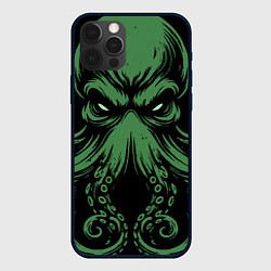 Чехол для iPhone 12 Pro Max Ктулху иллюстрация, цвет: 3D-черный