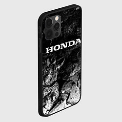 Чехол для iPhone 12 Pro Max Honda black graphite, цвет: 3D-черный — фото 2