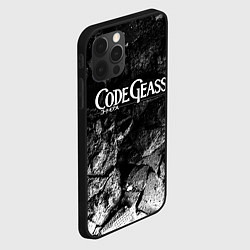 Чехол для iPhone 12 Pro Max Code Geass black graphite, цвет: 3D-черный — фото 2