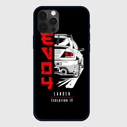 Чехол для iPhone 12 Pro Max Mitsubishi Lancer - Evolution 4, цвет: 3D-черный