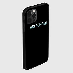 Чехол для iPhone 12 Pro Max Astroneer logo, цвет: 3D-черный — фото 2