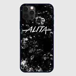 Чехол для iPhone 12 Pro Max Alita black ice, цвет: 3D-черный