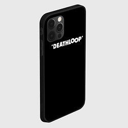 Чехол для iPhone 12 Pro Max Deathloop logo, цвет: 3D-черный — фото 2