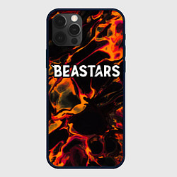 Чехол для iPhone 12 Pro Max Beastars red lava, цвет: 3D-черный