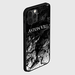 Чехол для iPhone 12 Pro Max Aston Villa black graphite, цвет: 3D-черный — фото 2