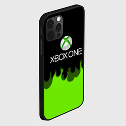 Чехол для iPhone 12 Pro Max Xbox green fire, цвет: 3D-черный — фото 2