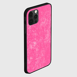 Чехол для iPhone 12 Pro Max Pink bleached splashes, цвет: 3D-черный — фото 2