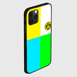 Чехол для iPhone 12 Pro Max Borussia color cport, цвет: 3D-черный — фото 2