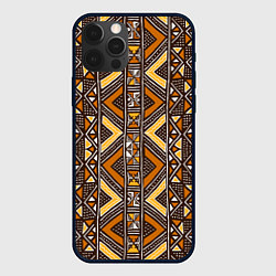 Чехол для iPhone 12 Pro Max Мавританский африканский орнамент, цвет: 3D-черный