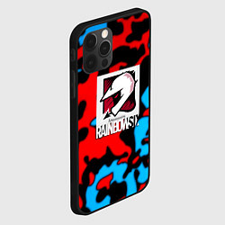 Чехол для iPhone 12 Pro Max Rainbow six камуфляж, цвет: 3D-черный — фото 2