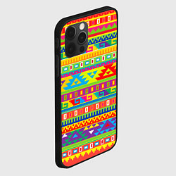 Чехол для iPhone 12 Pro Max Мексиканские этнические узоры, цвет: 3D-черный — фото 2