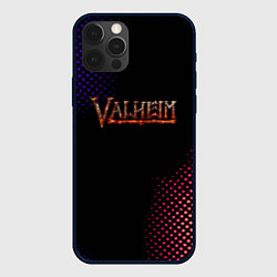 Чехол iPhone 12 Pro Max Valheim logo pattern