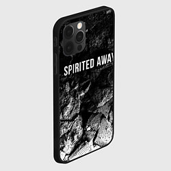Чехол для iPhone 12 Pro Max Spirited Away black graphite, цвет: 3D-черный — фото 2