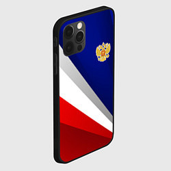 Чехол для iPhone 12 Pro Max Россия - униформа федерации, цвет: 3D-черный — фото 2