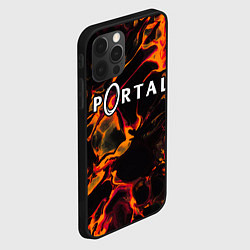 Чехол для iPhone 12 Pro Max Portal red lava, цвет: 3D-черный — фото 2