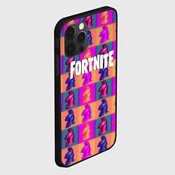 Чехол для iPhone 12 Pro Max Fortnite logo pattern game, цвет: 3D-черный — фото 2