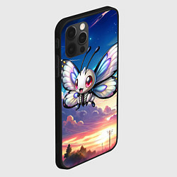 Чехол для iPhone 12 Pro Max Pokemon butterfree, цвет: 3D-черный — фото 2