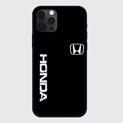 Чехол для iPhone 12 Pro Max Honda white logo auto, цвет: 3D-черный