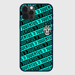 Чехол iPhone 12 Pro Max Juventus pattern logo steel