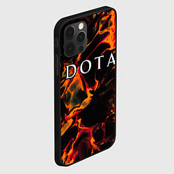 Чехол для iPhone 12 Pro Max Dota red lava, цвет: 3D-черный — фото 2