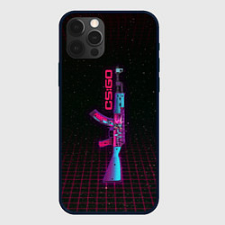 Чехол для iPhone 12 Pro Max AK-47 Neon Rider - CS:GO, цвет: 3D-черный
