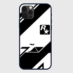 Чехол для iPhone 12 Pro Max Rockstar game pattern, цвет: 3D-черный