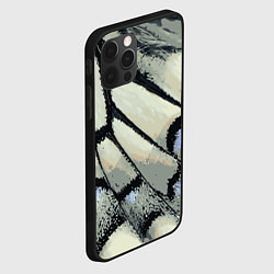 Чехол для iPhone 12 Pro Max Абстракция - крыло бабочки, цвет: 3D-черный — фото 2