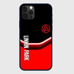 Чехол iPhone 12 Pro Max Linkin park geometry line steel