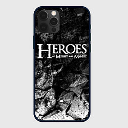 Чехол для iPhone 12 Pro Max Heroes of Might and Magic black graphite, цвет: 3D-черный