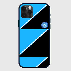 Чехол iPhone 12 Pro Max Napoli fc geometry blue