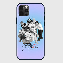 Чехол для iPhone 12 Pro Max Stray Kids family photo, цвет: 3D-черный