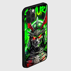 Чехол для iPhone 12 Pro Max Samurai green, цвет: 3D-черный — фото 2