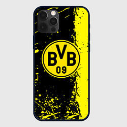 Чехол для iPhone 12 Pro Max Borussia fc краски, цвет: 3D-черный