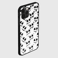 Чехол для iPhone 12 Pro Max Marshmello dj pattern, цвет: 3D-черный — фото 2